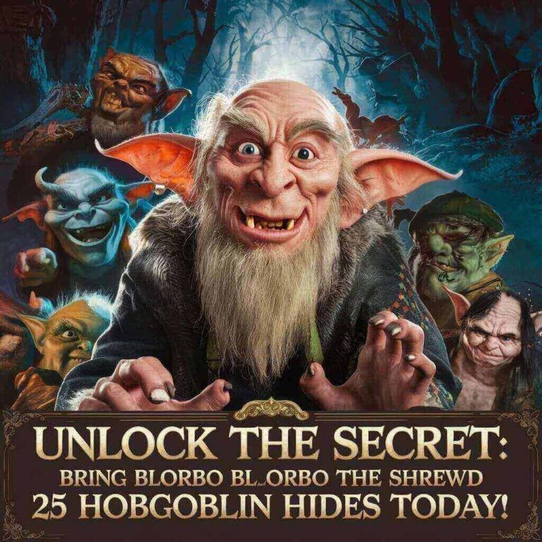 Unlock the Secret: Bring Blorbo the Shrewd 25 Hobgoblin Hides Today!